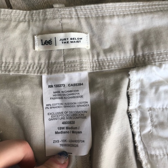 Lee Just Below the Waist 18W Medium Capris - Picture 2 of 4